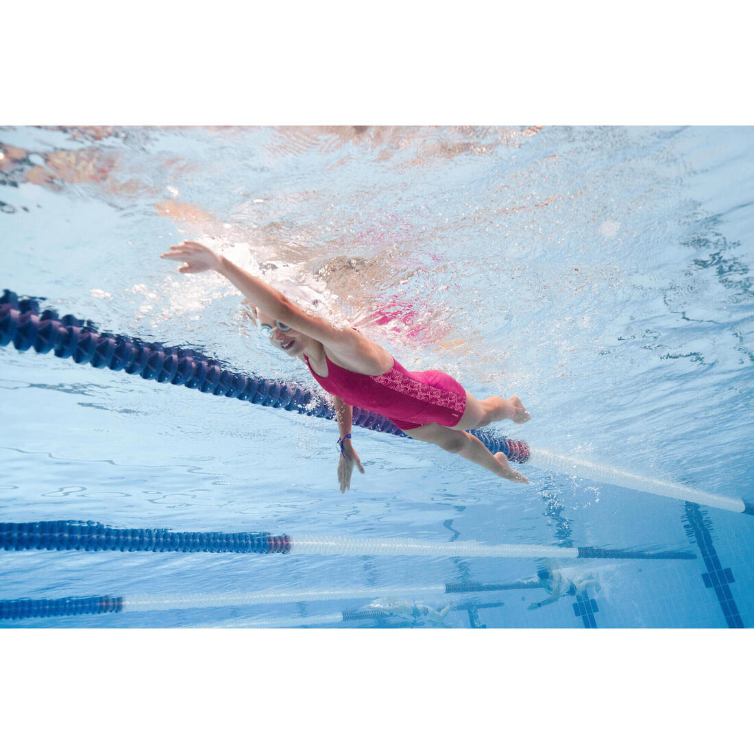 Maillot de bain 1 pièce shorty natation Fille ado