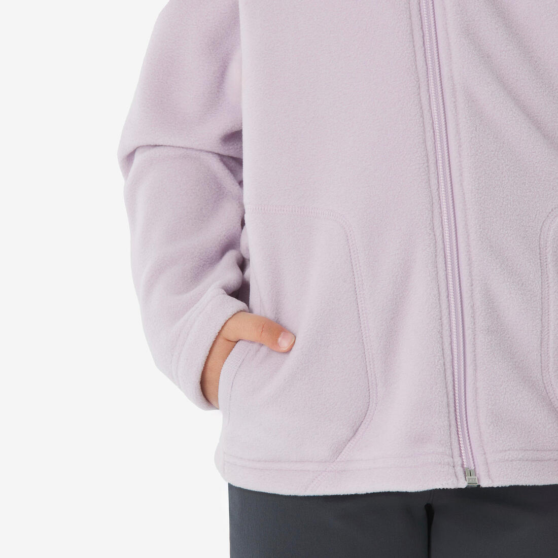 Veste polaire de randonnée enfant 2-6 ans, MH100 zip