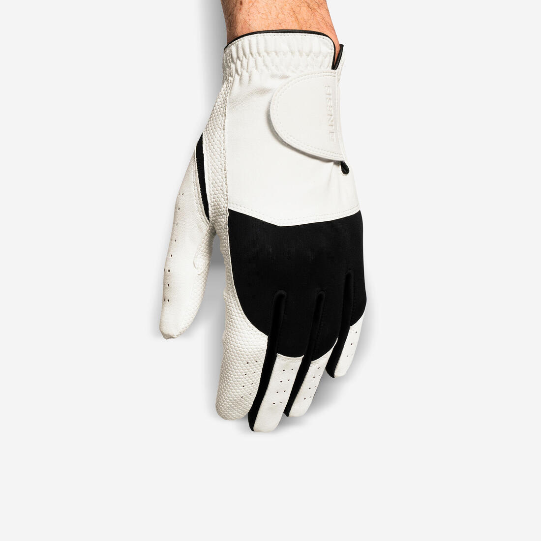 Gant de golf homme main gauche pour droitier, Resistance blanc & noir