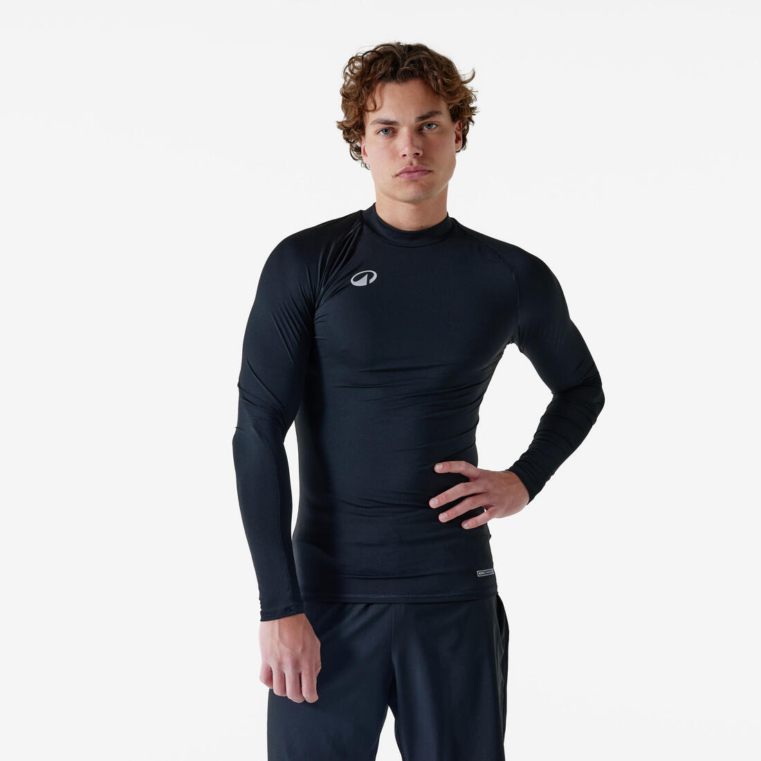 Sous-maillot de foot thermique manches longues mixte Keepcomfort noir