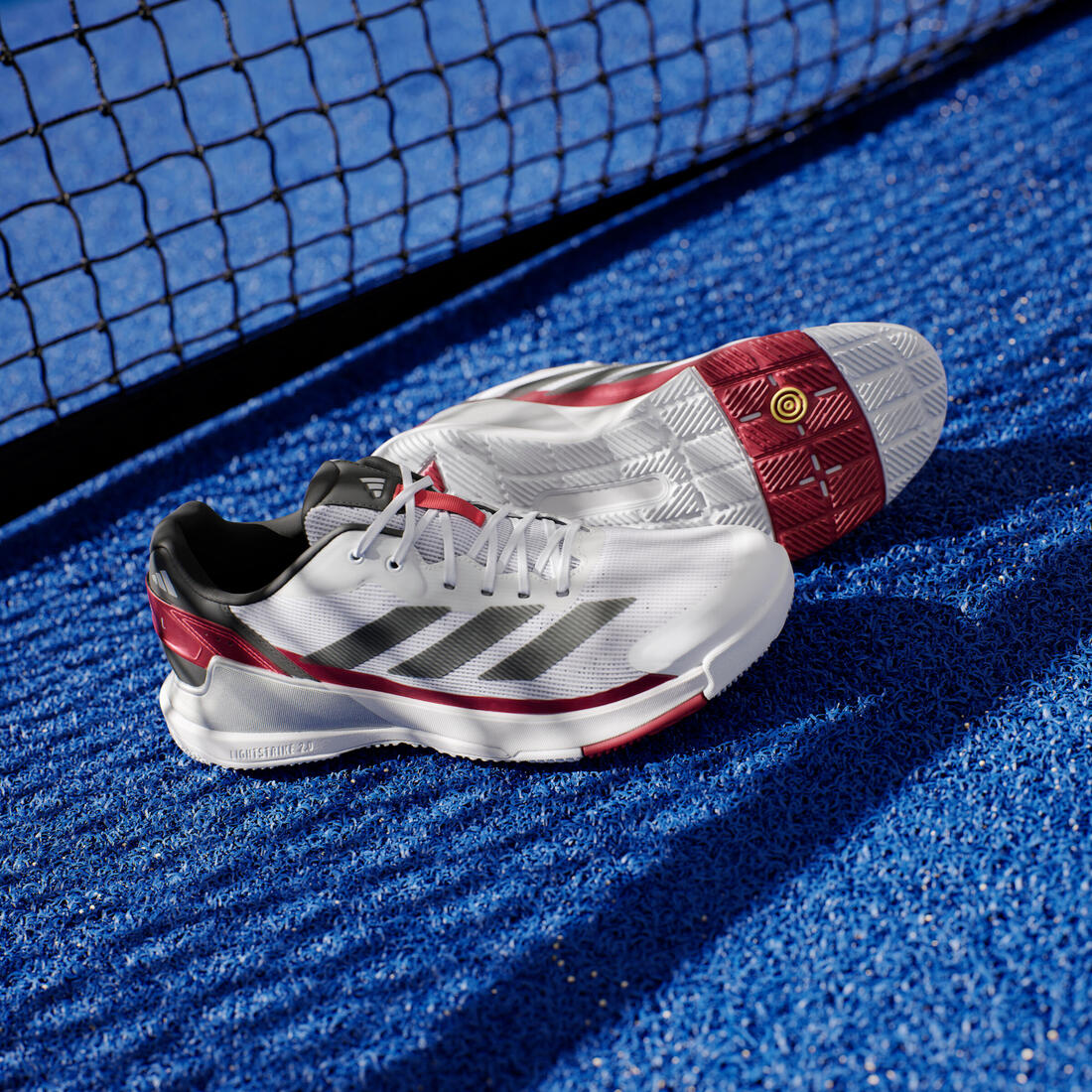 Chaussures de padel Homme - Adidas Crazyquick LS Padel Rouge