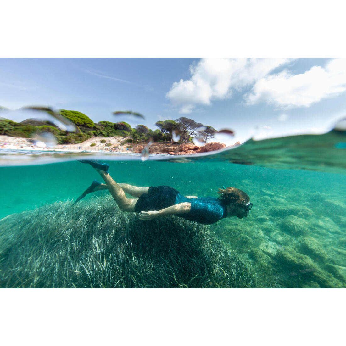 Palmes plongée et snorkeling - FF 100 courtes