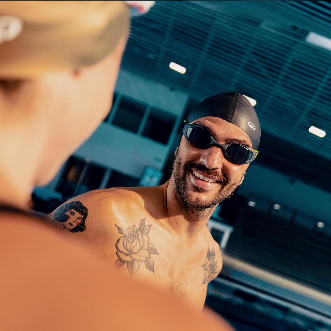 Lunettes de natation, Spirit Pola gris polarisées noir - Nouvel-anti-buée