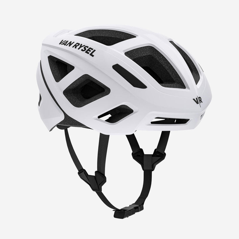 Casque velo route roadr 500 jaune fluo