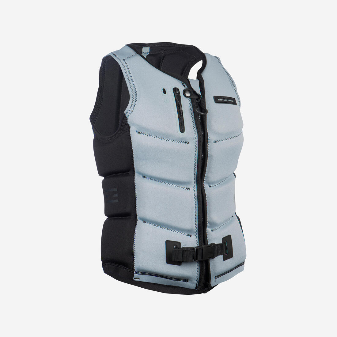 Gilet d'impact et d'aide à la flottabilité 50 N Wingfoil Wakeboard Femme - 500 – bleu gris