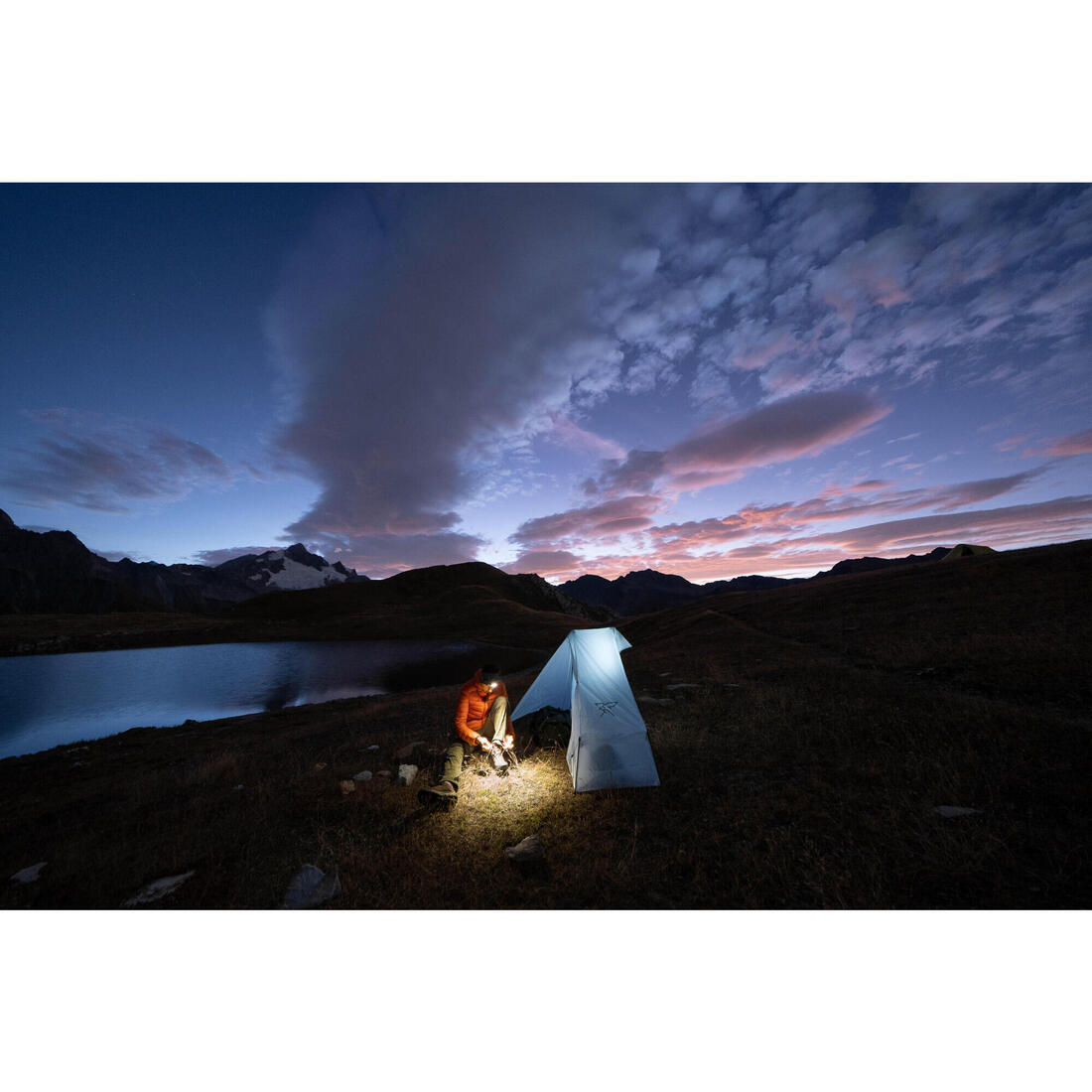 Tente tarp de trekking 1 place, ultra légère et ultra compacte, MT900