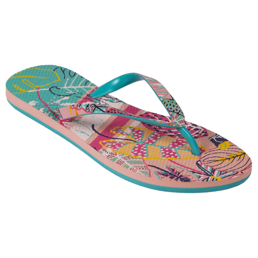 Tongs Femme - 190 Exotic – bleu caraïbes