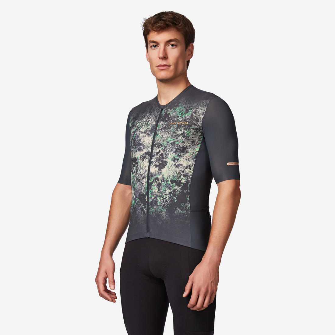Maillot manches courtes de vélo route longue distance unisexe, EDR ULTRA