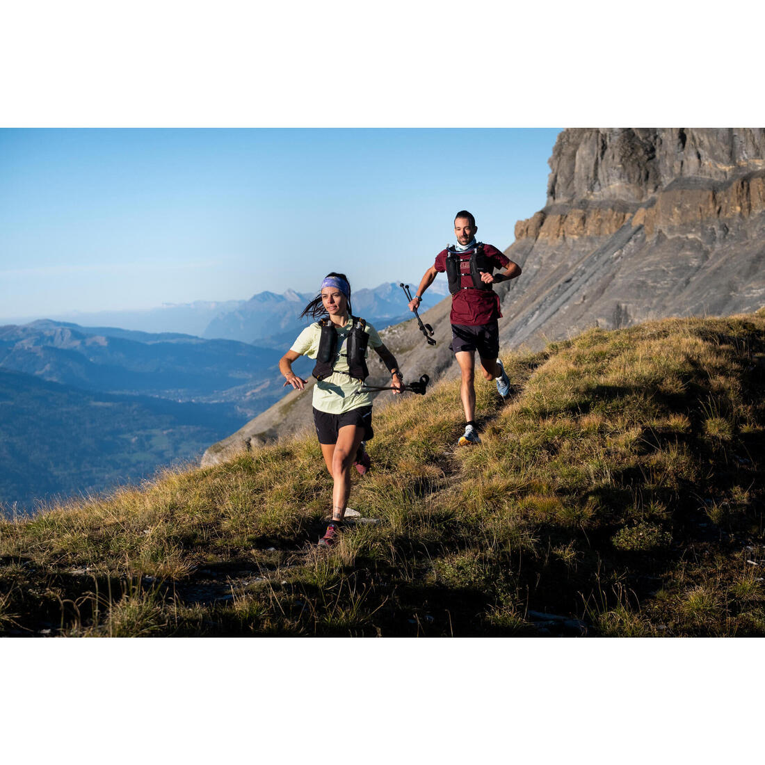 T-shirt de trail running résistant Homme - KIPRUN Run 500 Graph