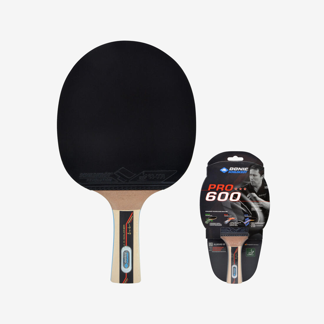 Raquette de tennis de table en club - Donic Pro 600 3*