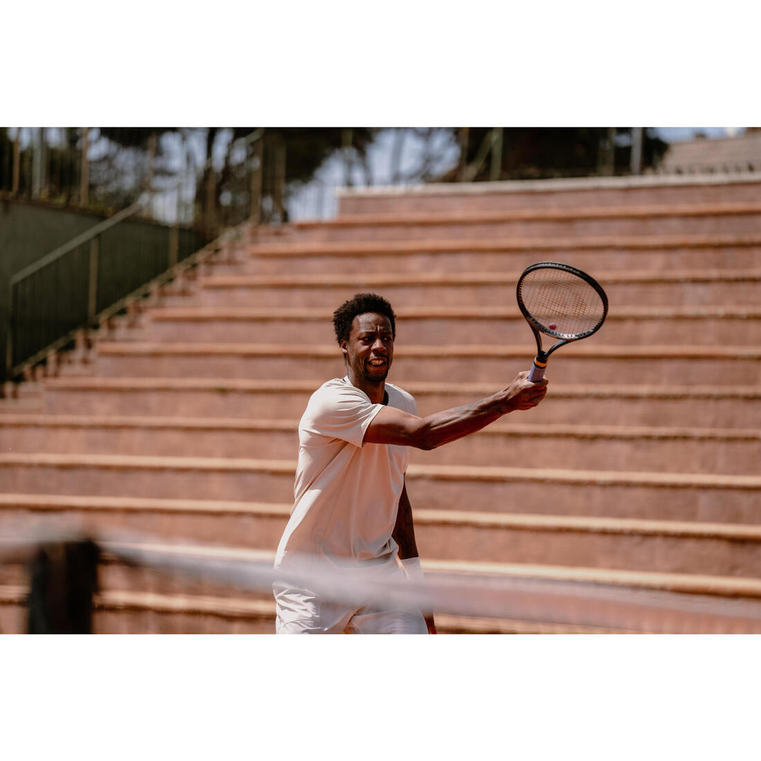 T-shirt tennis manches courtes homme - Artengo DRY Gaël Monfils