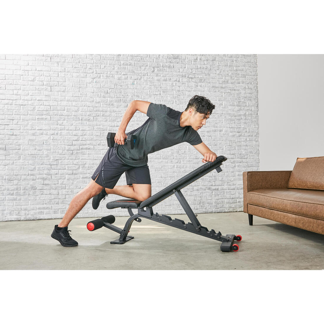 Banc de musculation renforcé inclinable / déclinable
