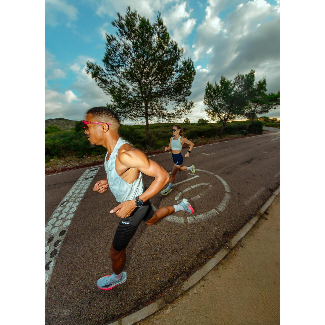 DEBARDEUR DE RUNNING 900 LIGHT JAUNE FLUO