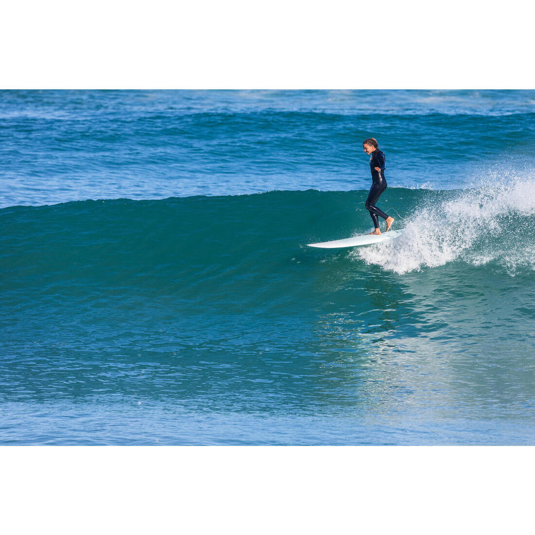 COMBINAISON DE SURF NÉOPRÈNE 3/2 MM 900 FEMME BLEU MARINE