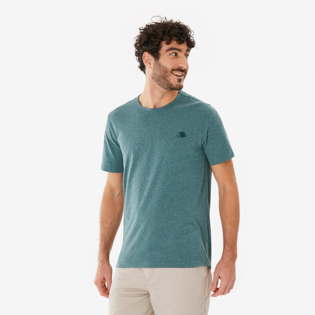 T-shirt de randonnée manches courtes homme, NH100