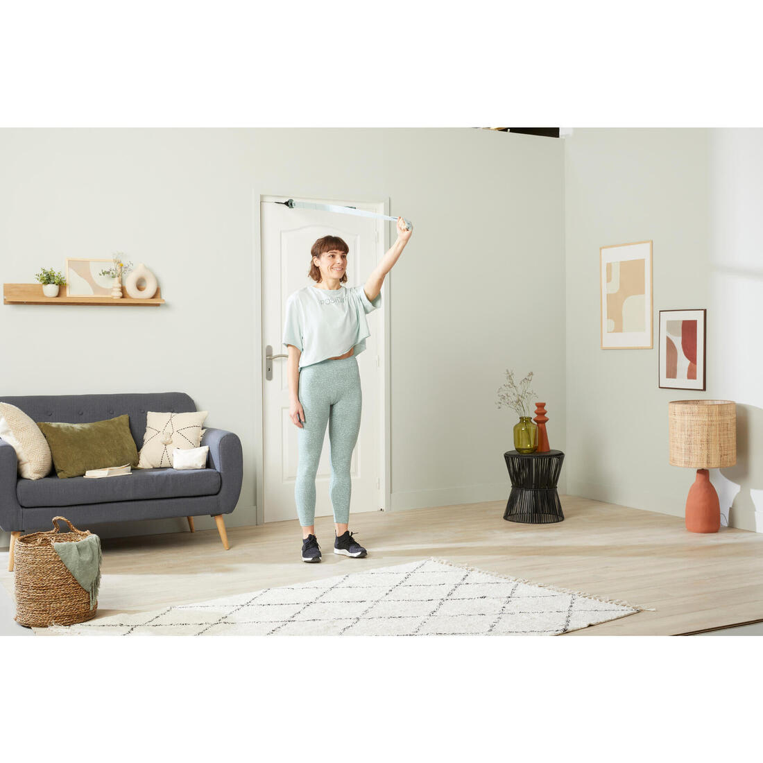 Kit de 3 bandes élastiques Textile Fitness TONEBAND - Résistance 7-10-15 kg