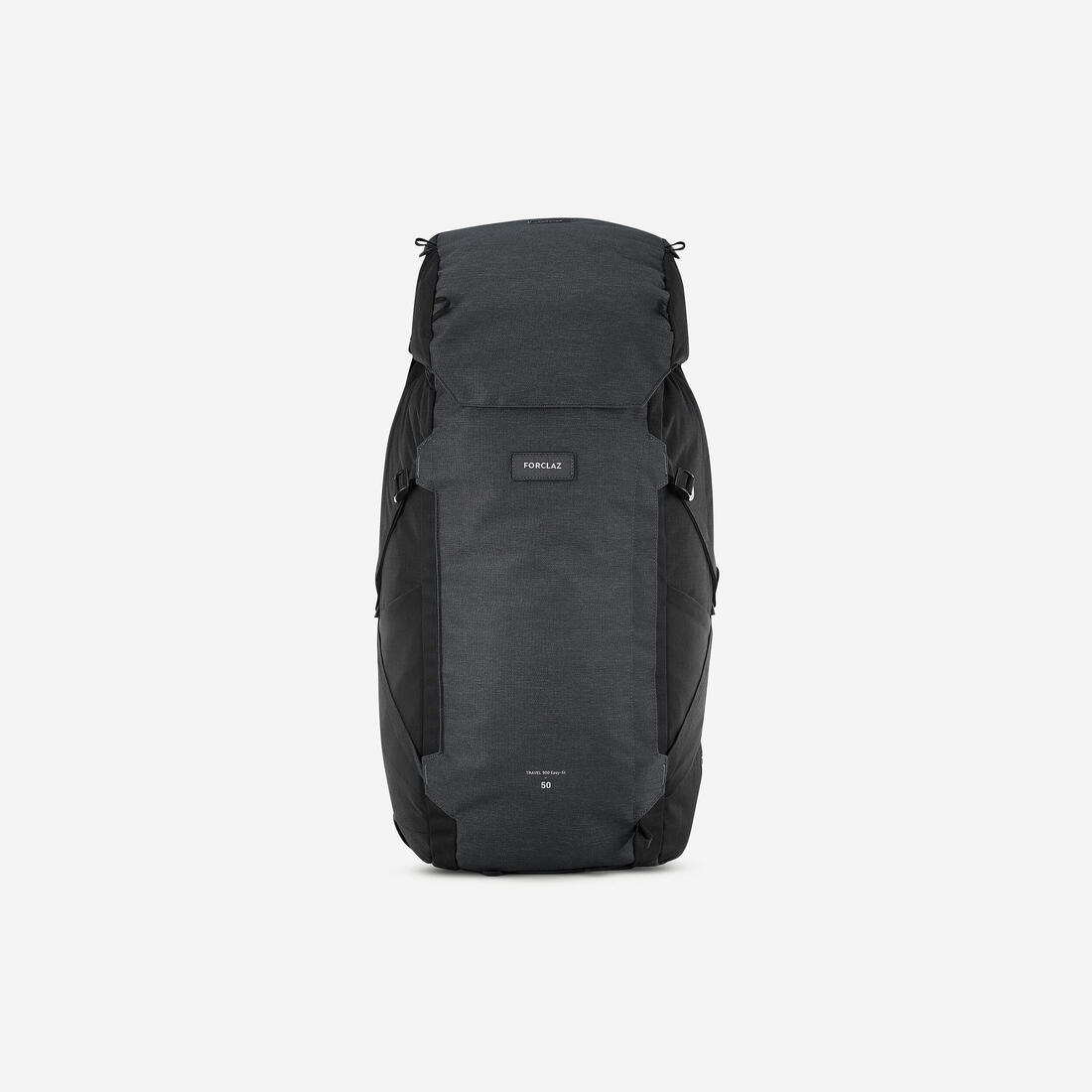 Sac à dos de voyage ouverture valise 50+6L homme, Travel 900 gris