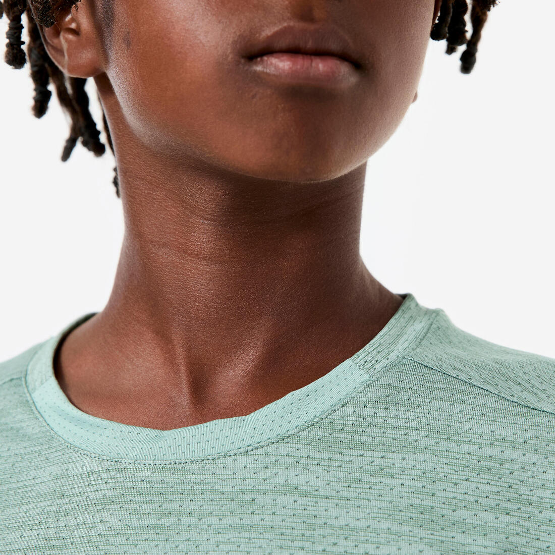 T-shirt enfant synthétique respirant - 500 marine