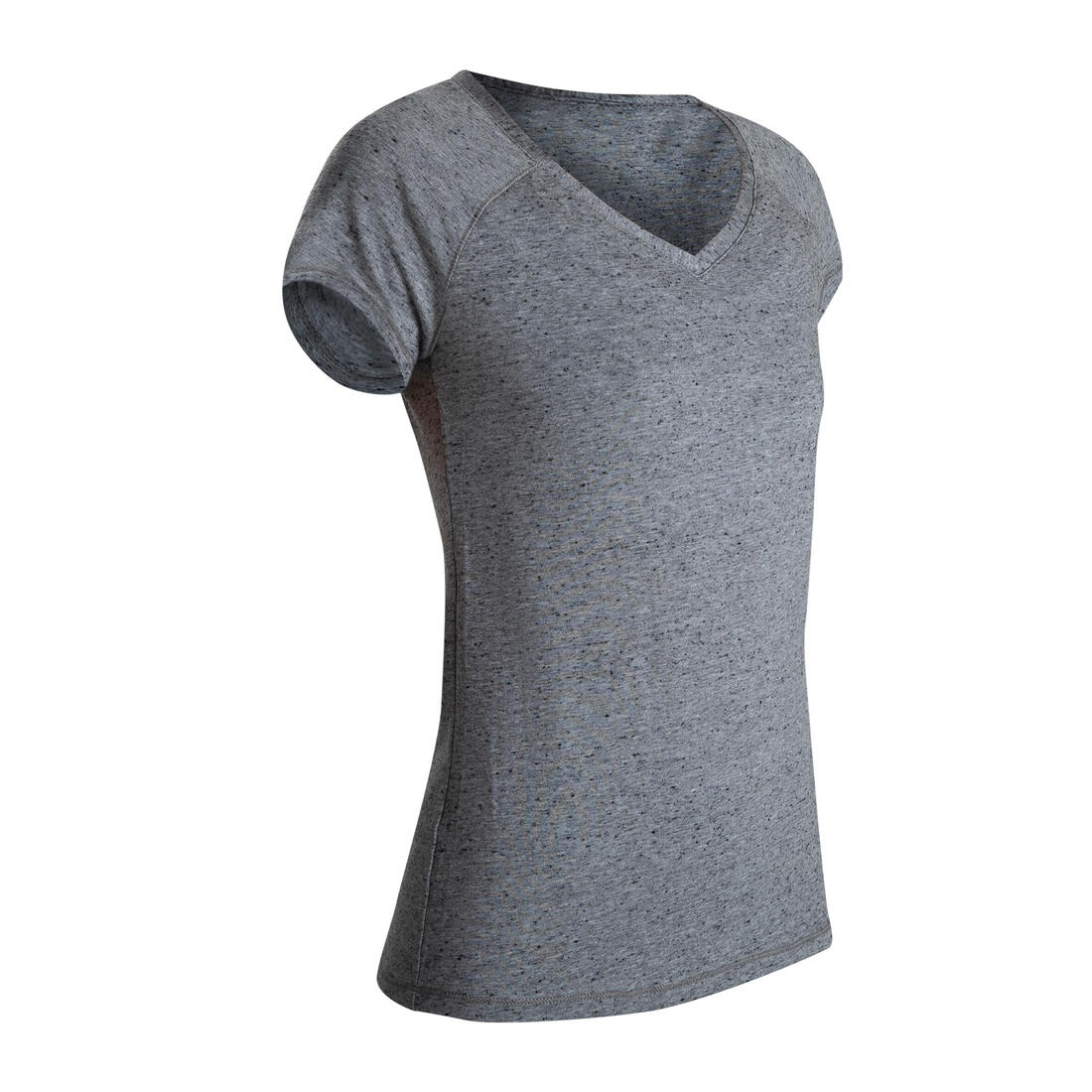 T-shirt Col V fitness Femme - 500