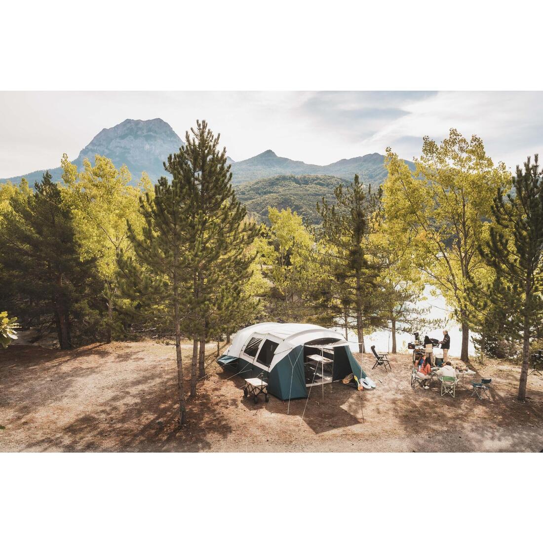 Tente de camping 6 places 3 chambres, Fresh & Black, Arpenaz 6.3