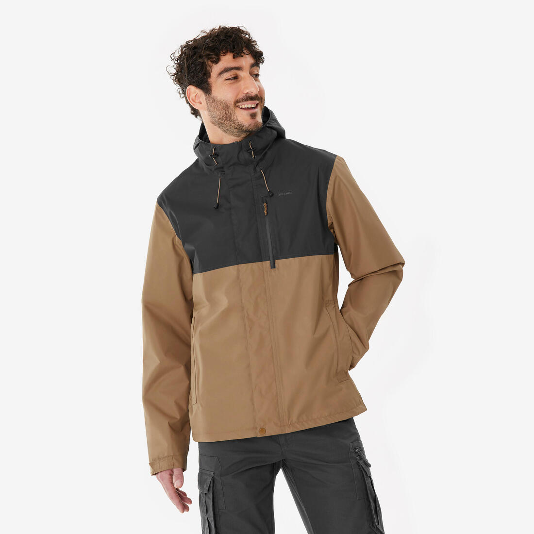 Veste de randonnée imperméable homme, NH500