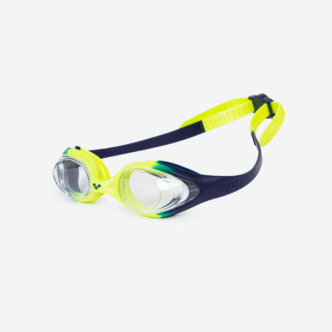 Lunettes de natation verres clairs Enfant - Arena Spider Junion clair bleu