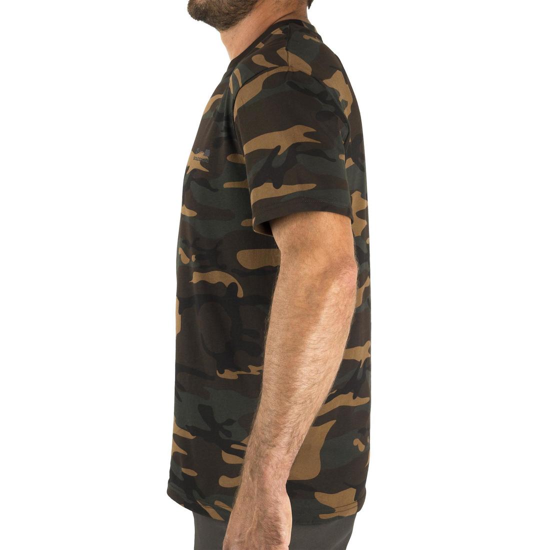 T-shirt manches courtes chasse 100 camouflage WL V1