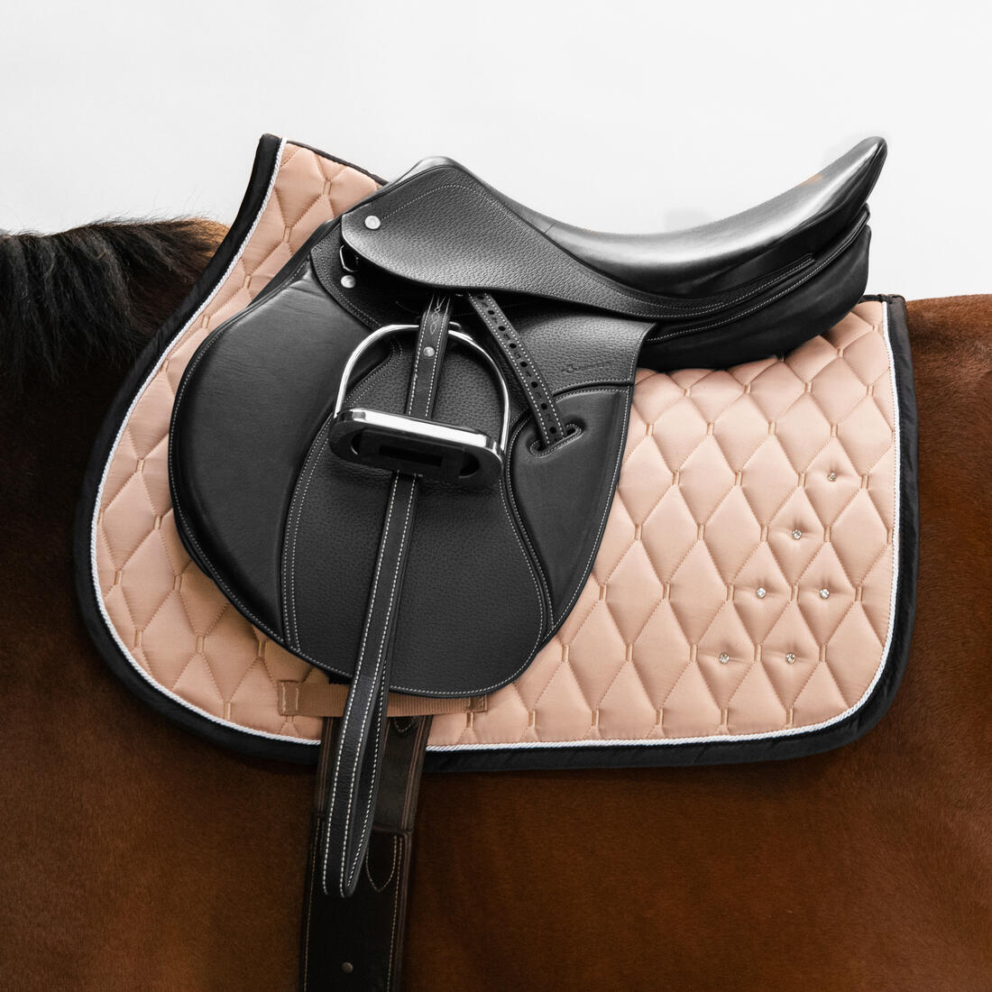 Tapis de selle équitation strass Cheval et Poney - 500