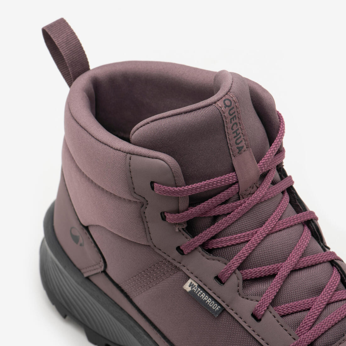 Chaussure de randonnée imperméable mid femme, NH100 Mid WP