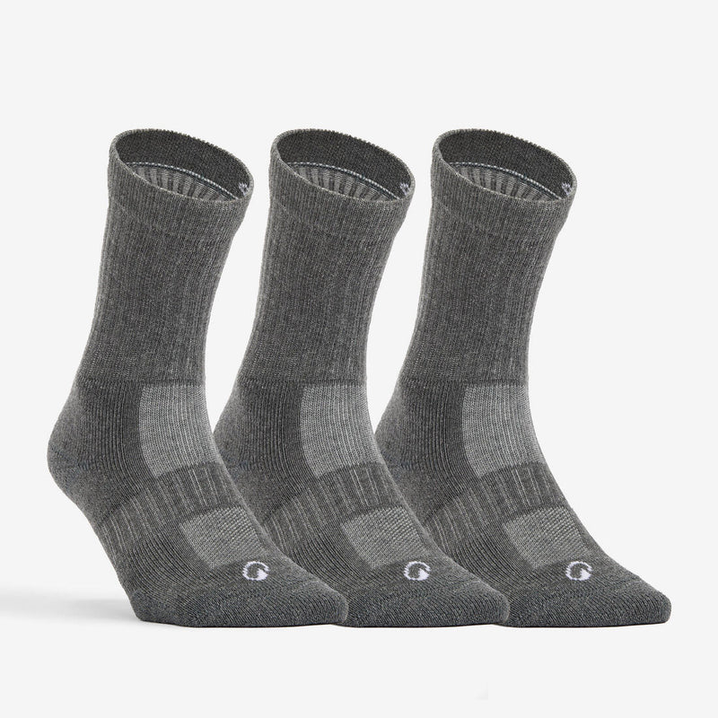 CHAUSSETTES DE TENNIS HAUTES RS 500 LOT DE 3