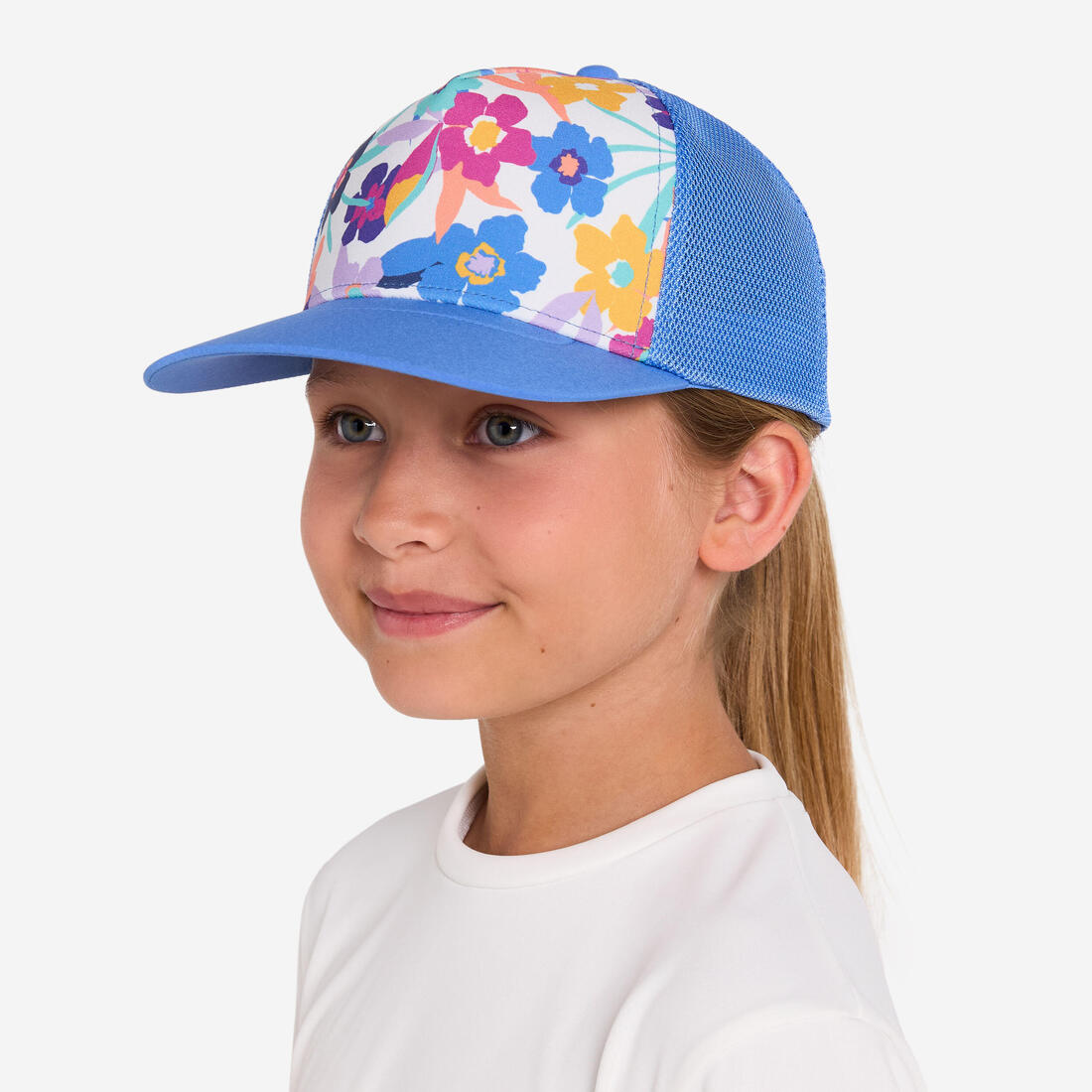Casquette trucker surf Junior - Posy bleue