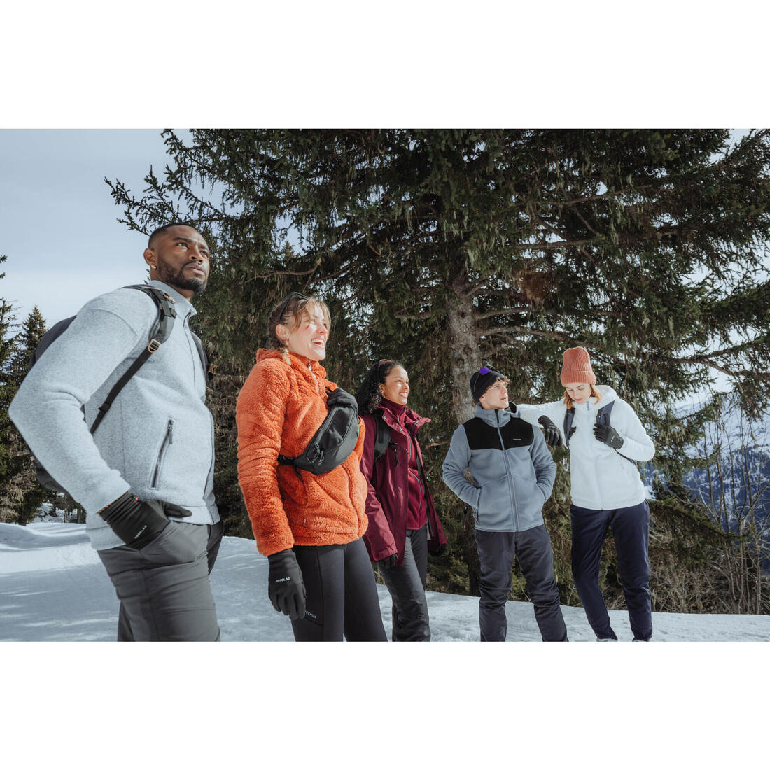 Polaire chaude de randonnée homme, NH100
