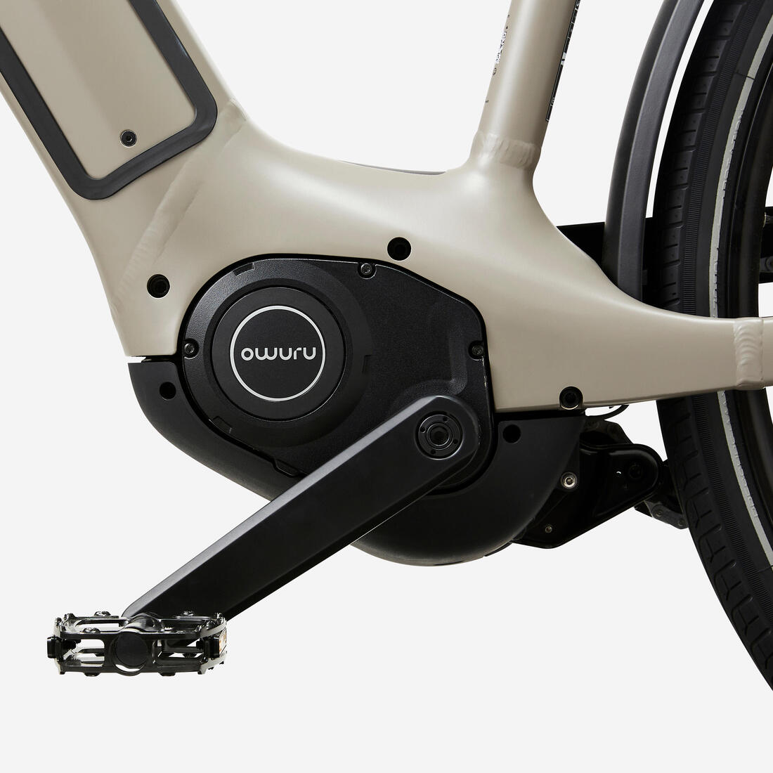Vélo ville électrique à moteur automatique owuru cadre bas LD 940 E connect