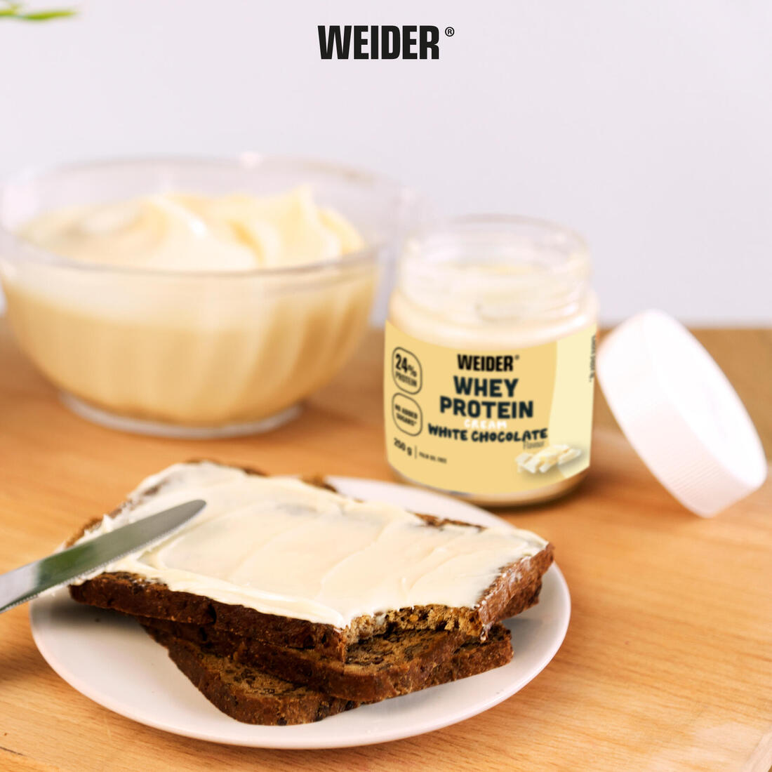 Pâte à tartiner protéinée chocolat noisettes, Whey Protein Cream 250g