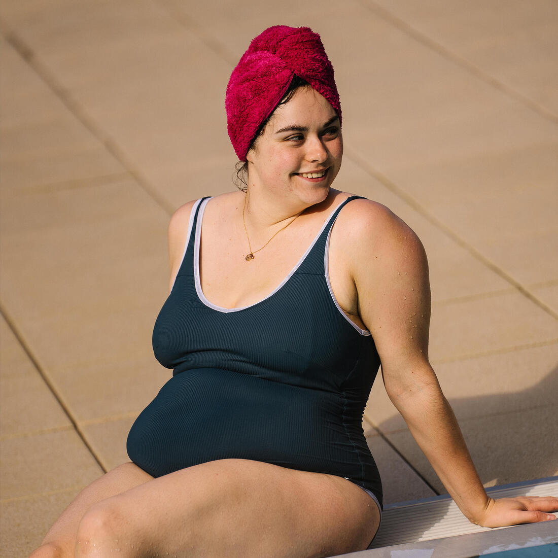 Serviette de bain microfibre douce pour cheveux