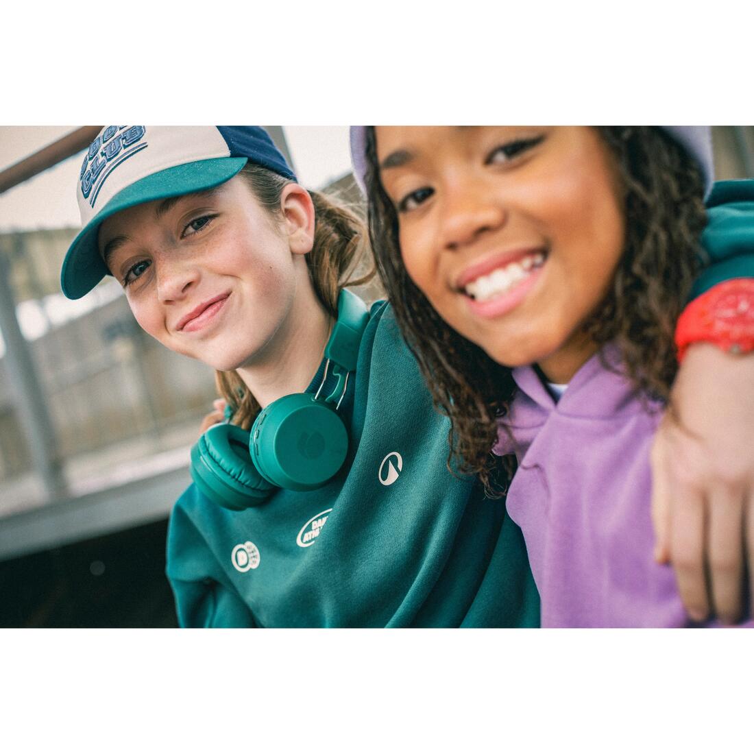 Sweat col rond imprimé en molleton chaud enfant