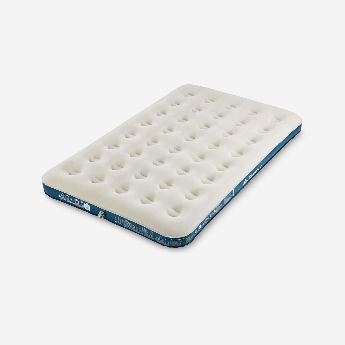 Matelas gonflable de camping 2 personnes, 190x120 cm, Air basic