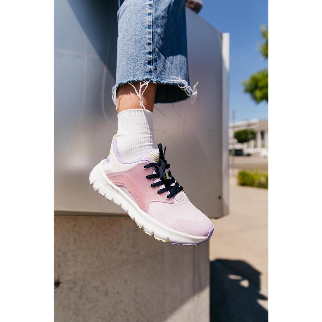 Baskets de marche pieds standards femme, SW500.1
