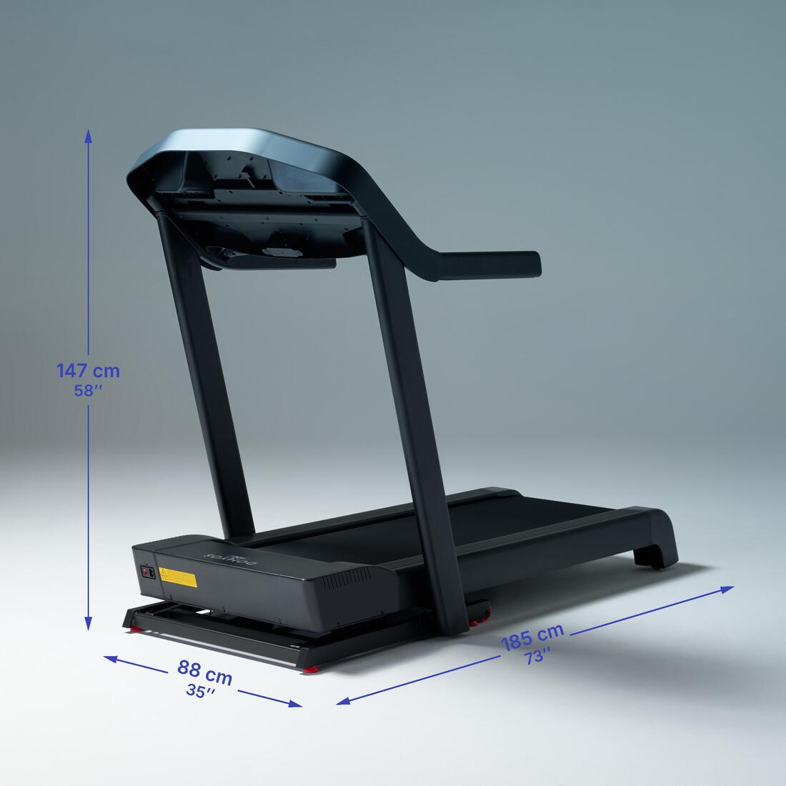 Tapis de course pliable et inclinable 18km/h, T900D