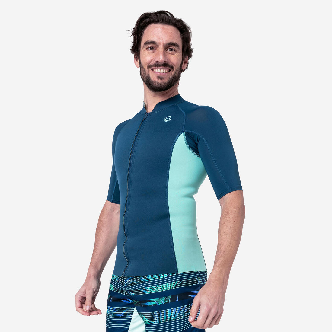 Top anti UV Manches courtes Homme néoprène 1 mm