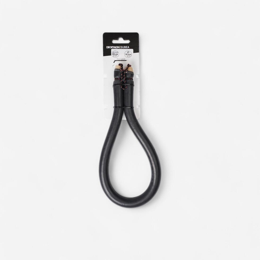 Mono sandow ligaturé Ø18MM 57CM POUR ARBALÈTE DE 90 CM DE CHASSE SOUS MARINE