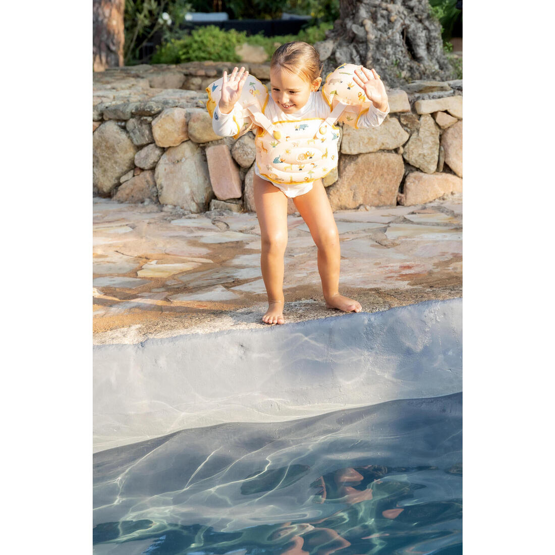 Brassards De Piscine Evolutif Enfant - Tiswim print savane