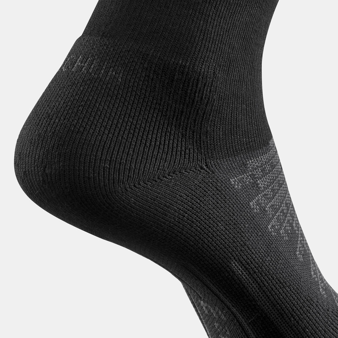 Chaussette Hike 100 High  - Gris et - Lot de 2 paires