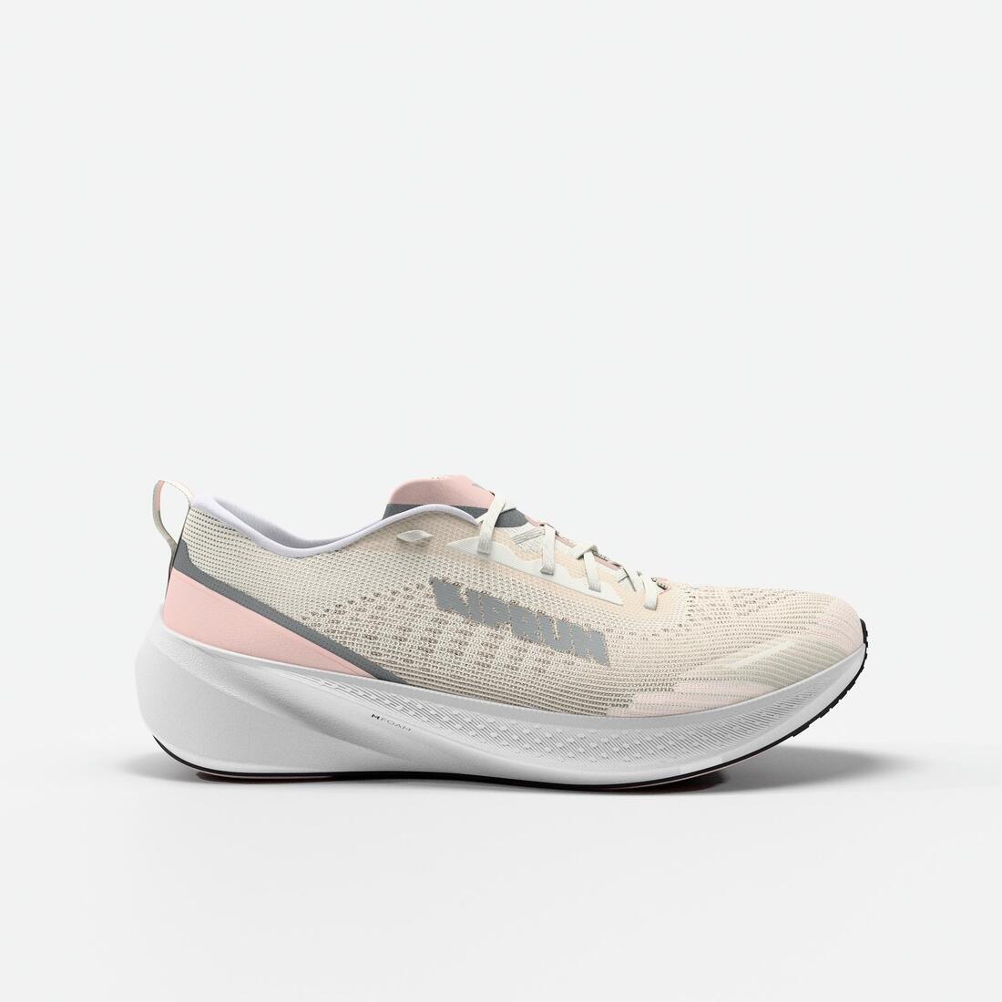 Chaussures de Running Femme, Kiprun Kipcore blanche
