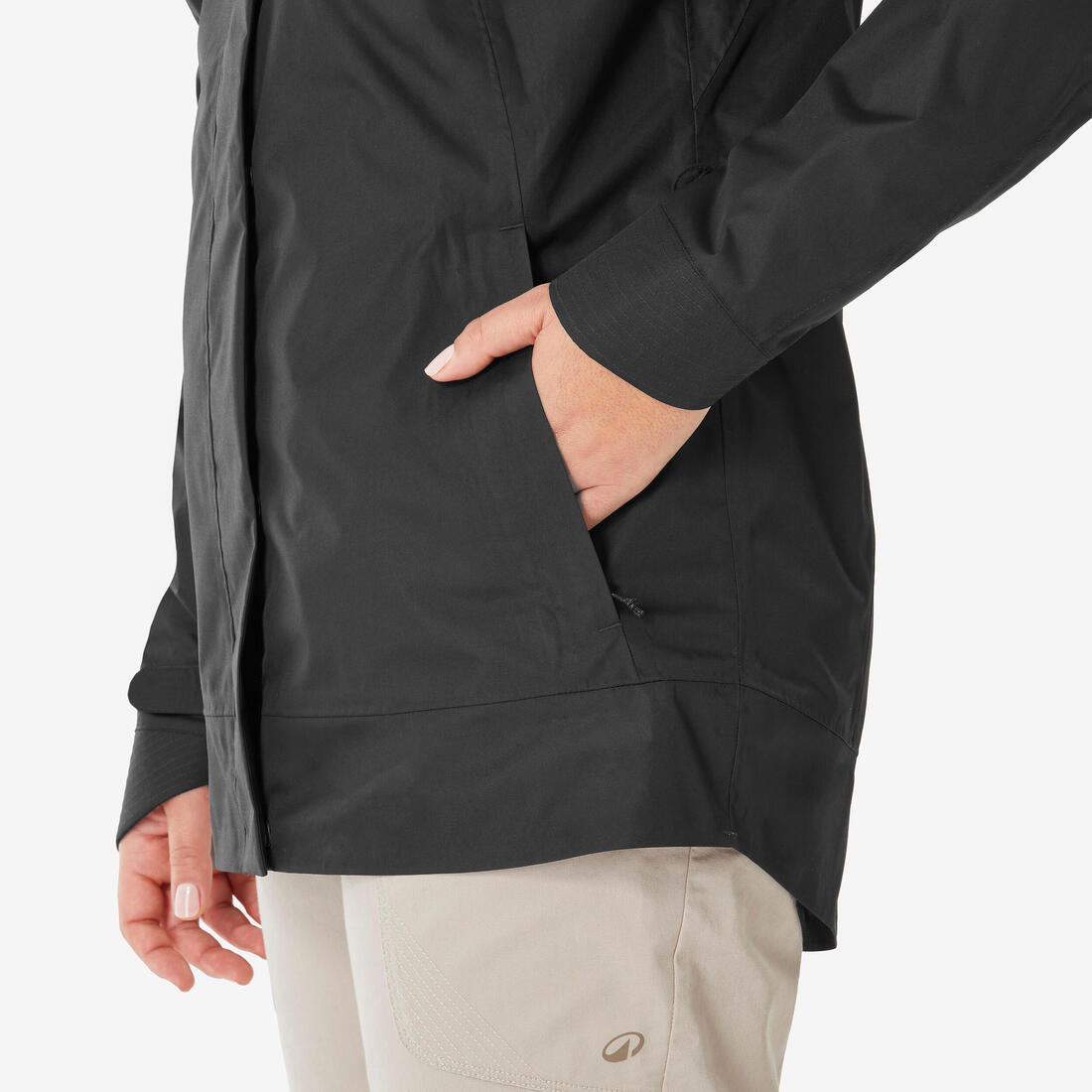 Veste de randonnée imperméable femme, NH500