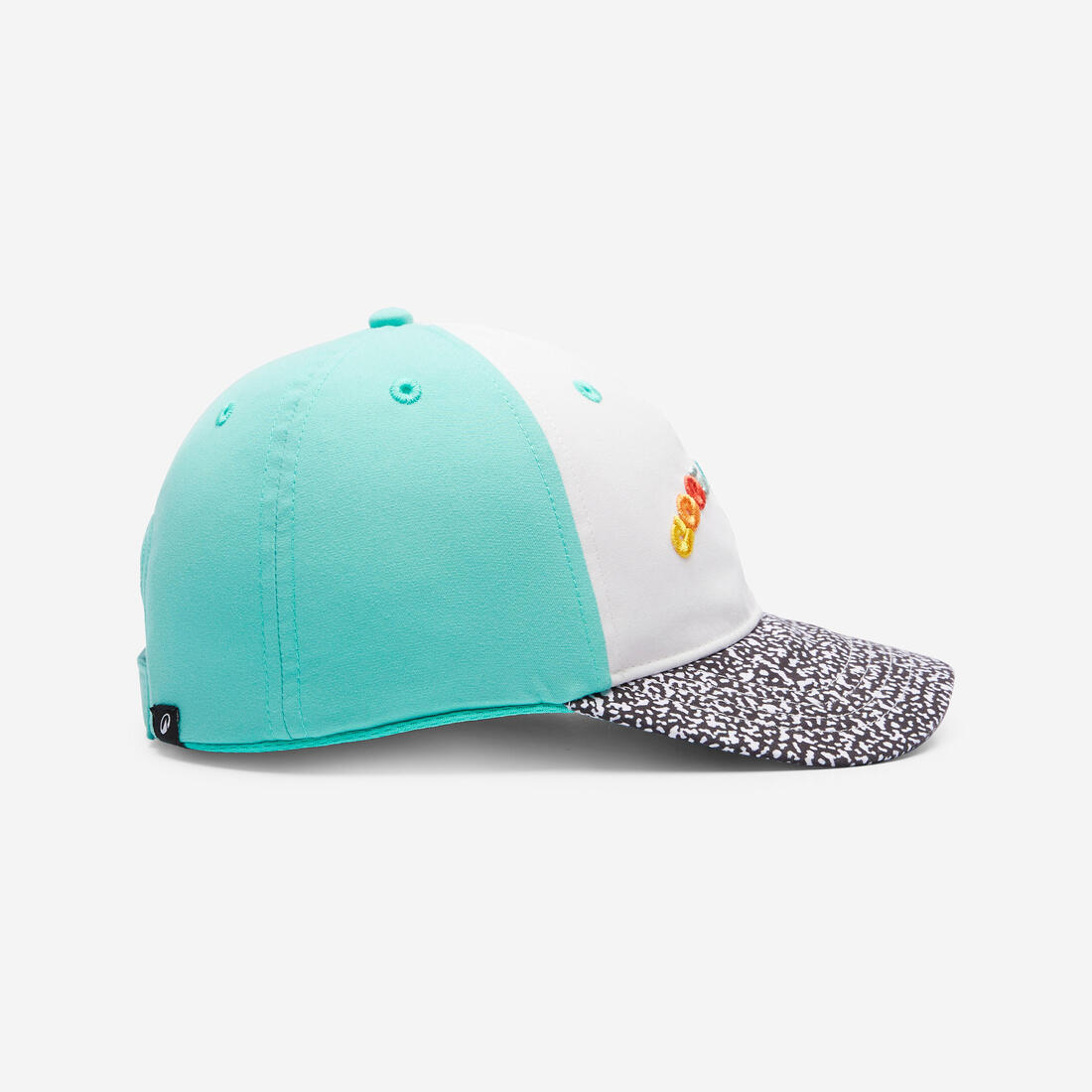 Casquette multisport ajustable bébé mixte, Rose blanc terracotta
