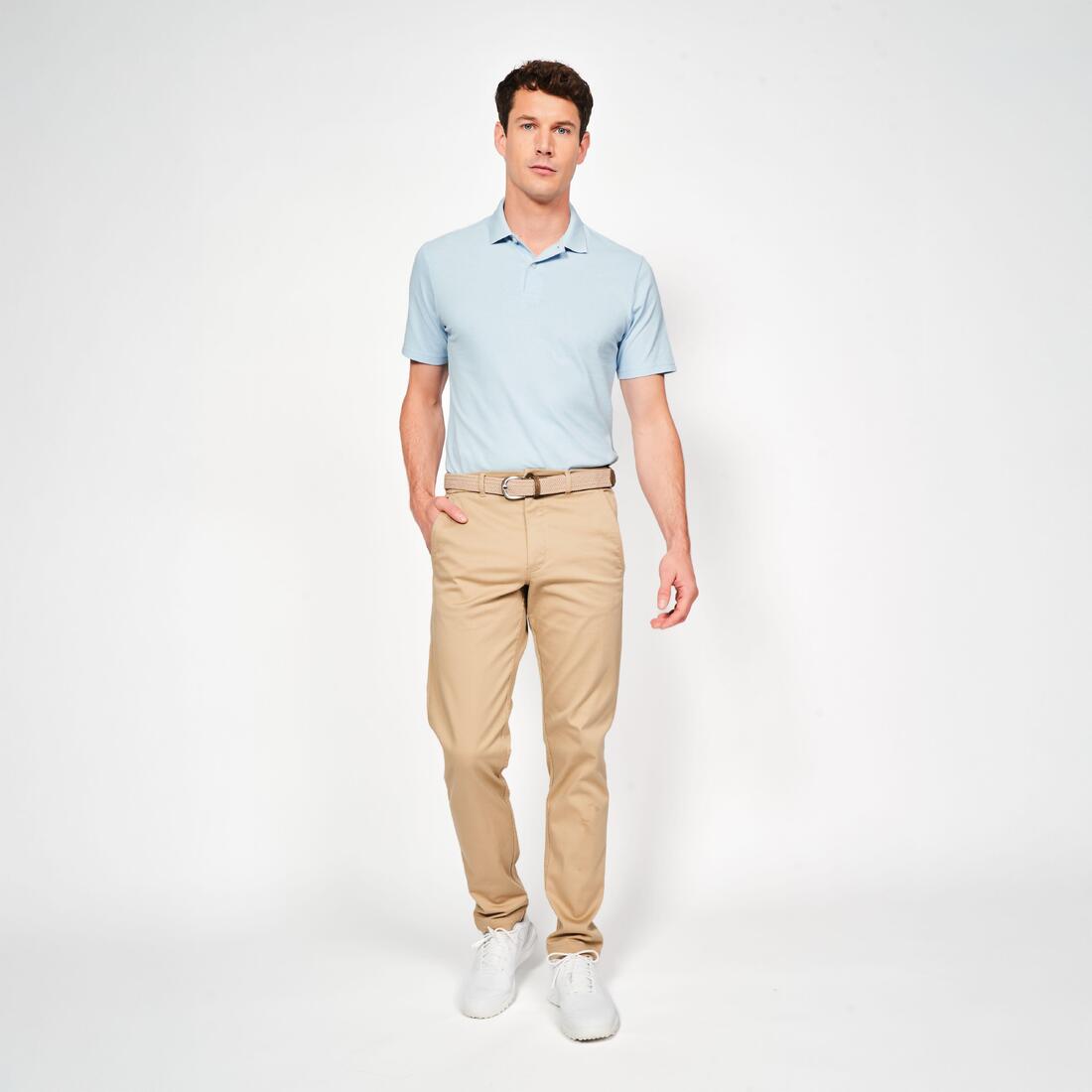 Polo de golf coton manches courtes homme, MW100