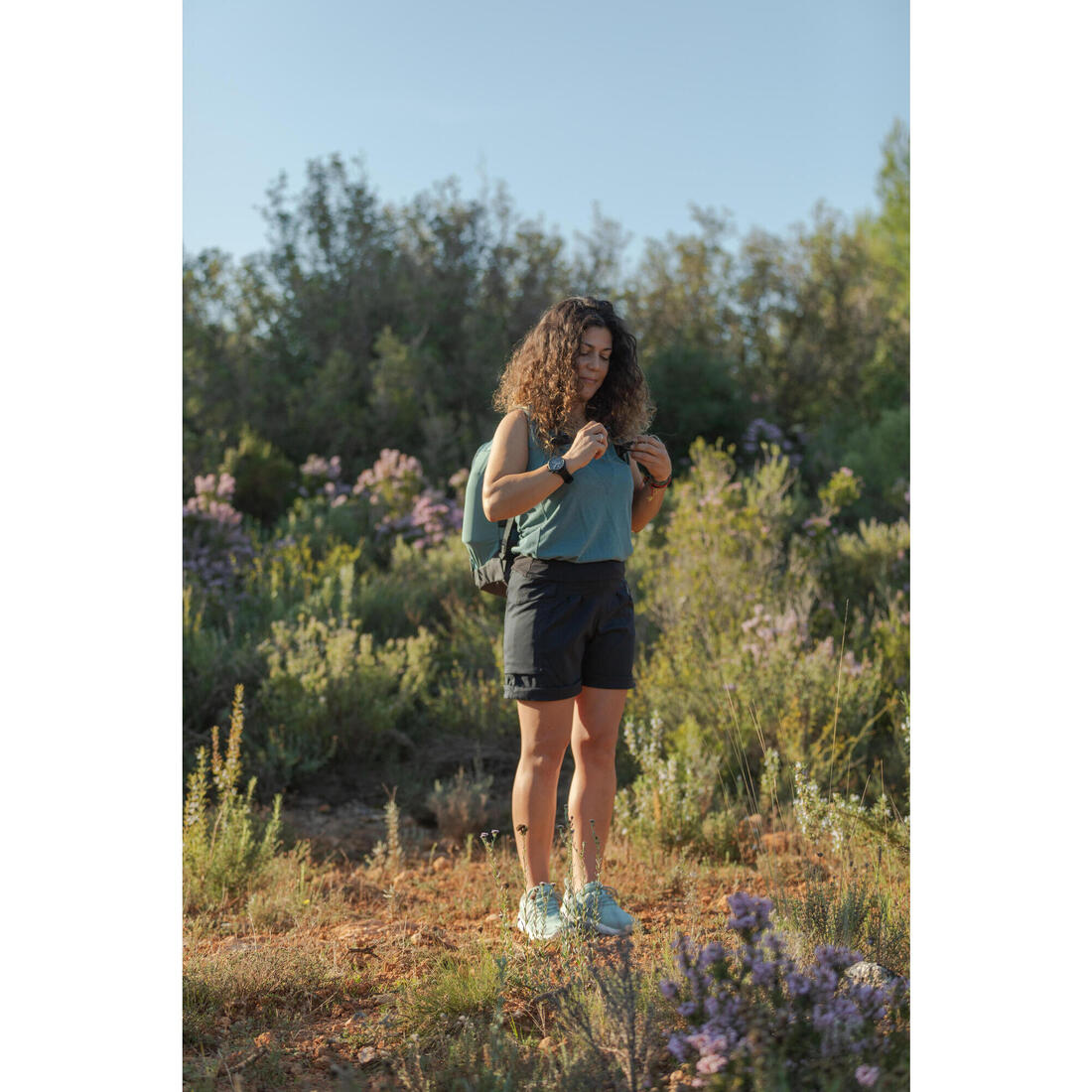 Short de randonnée femme, NH500 Regular