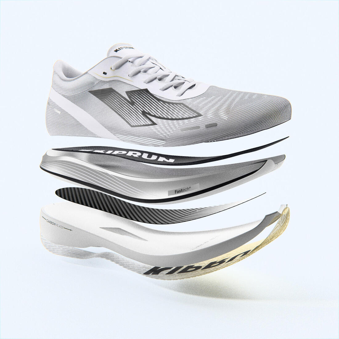 Chaussures de running carbone homme, Kiprun Kipstorm Challenger