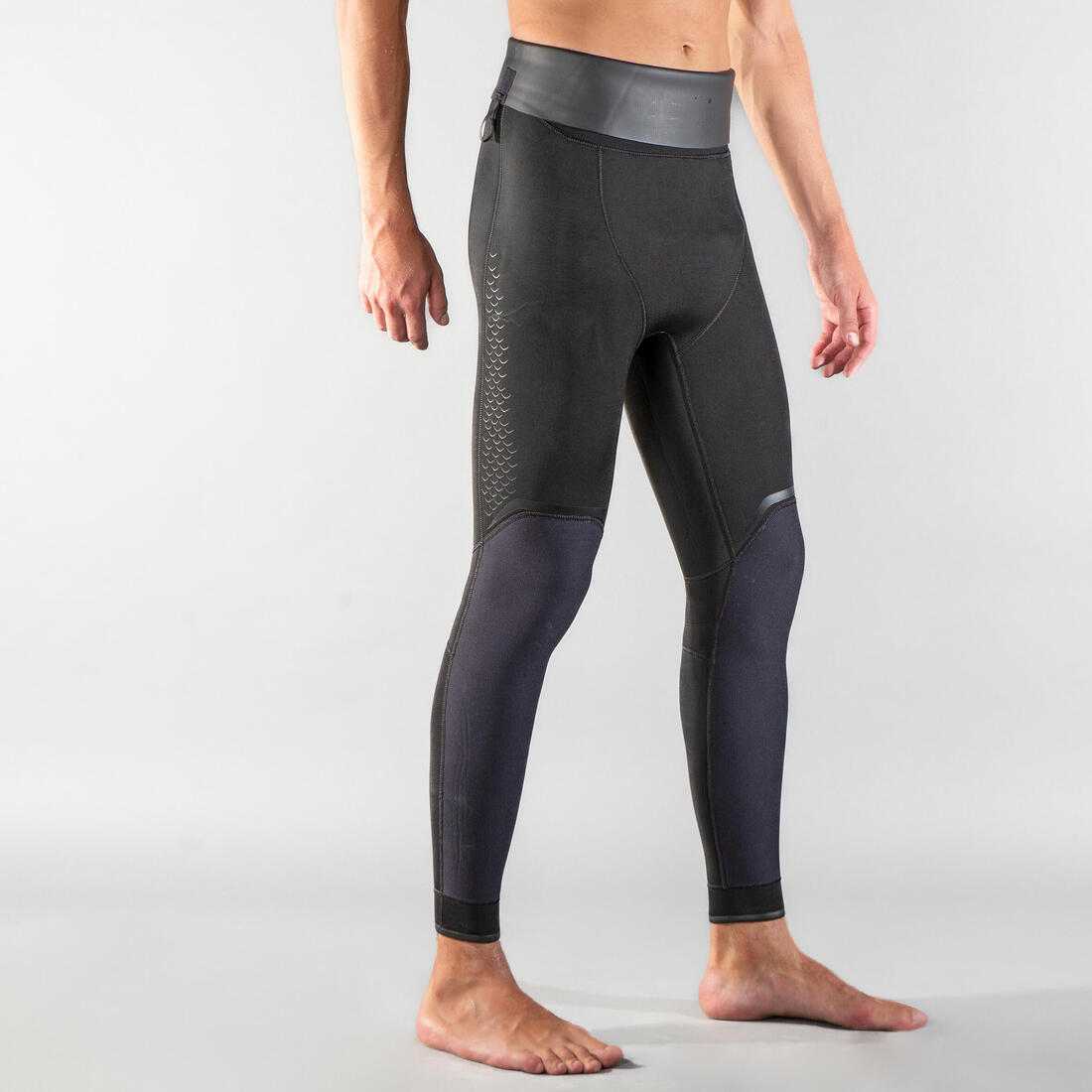 Pantalon chasse sous-marine homme néoprène 5mm refendu SPF 900 Noir
